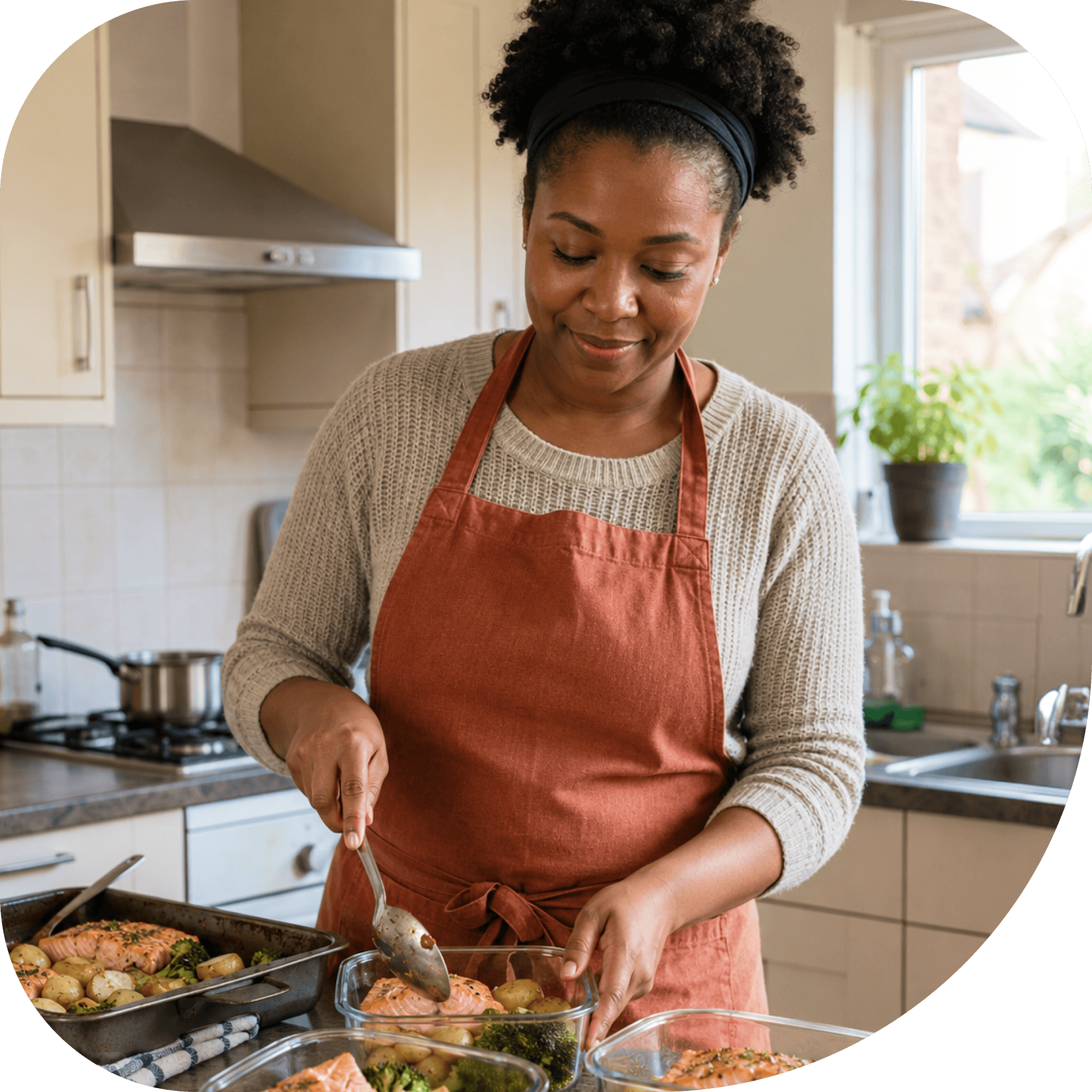 A cook setting their own prices and schedule