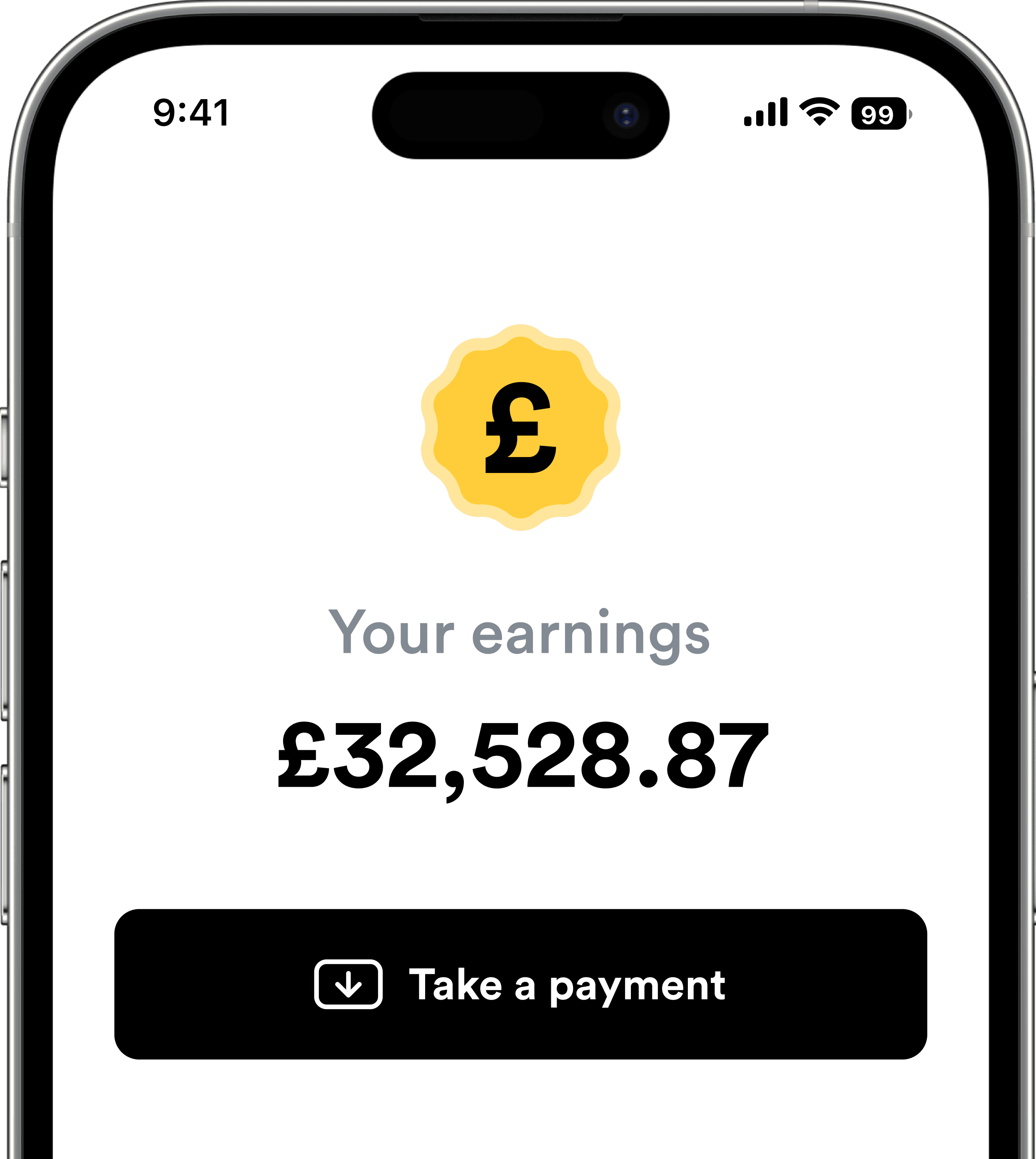 A phone showing earnings from cooking on Cheffo
