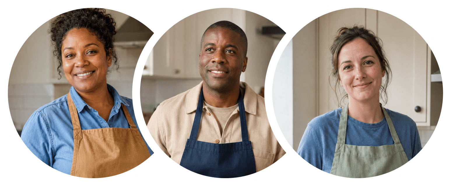 Photos of verified Cheffo cooks