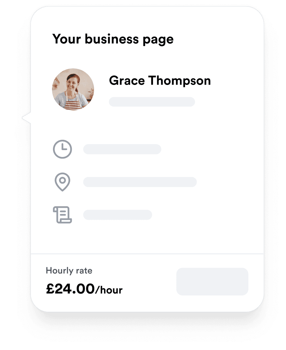 Your business page on Cheffo